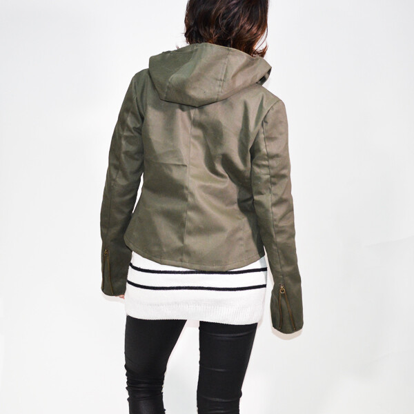 Dark(ダーク)-Water-proof-leather-hooded-jacket(防水レザーフードジャケット)Ladies'2